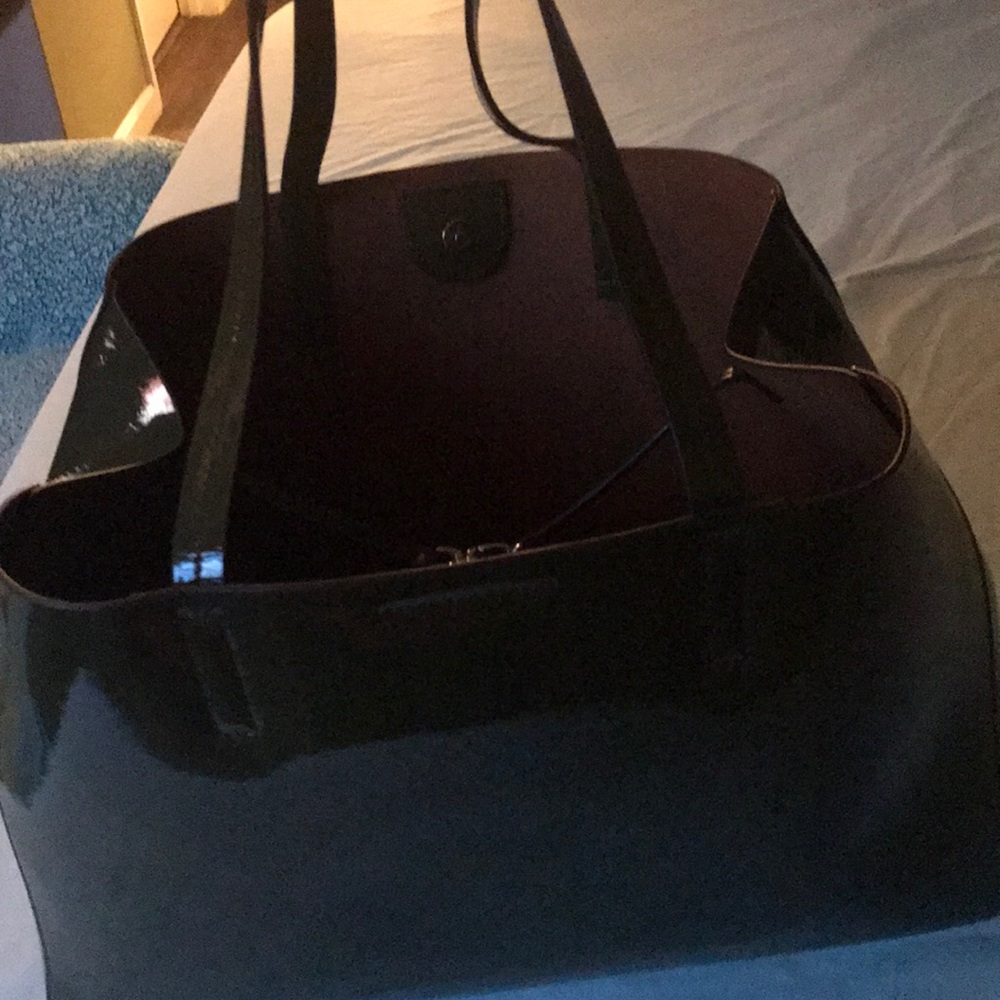 Never used Banana Republic leather green tote